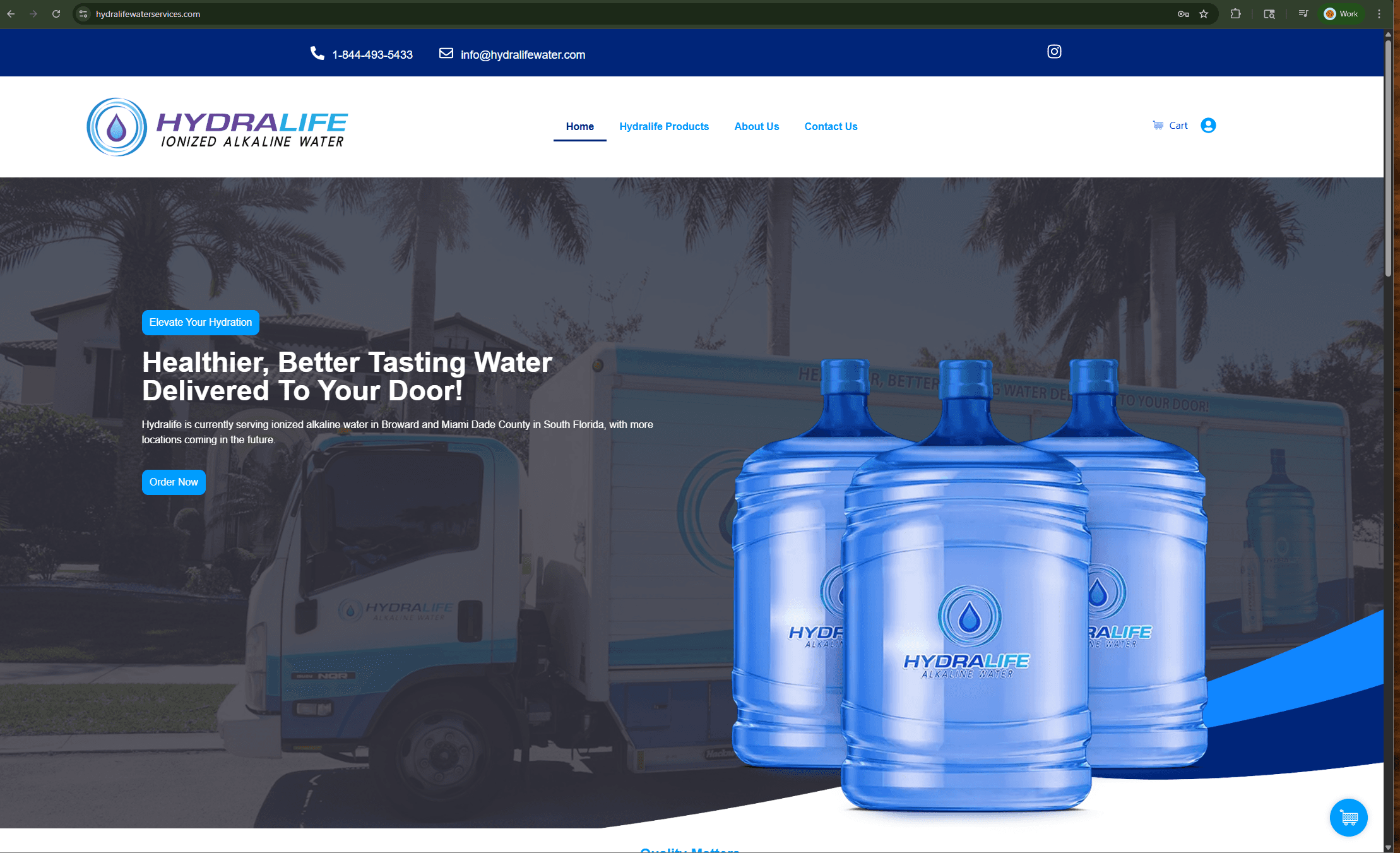 Old website before SyncedUp redesign