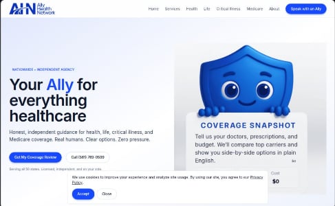 Ally Health Network website