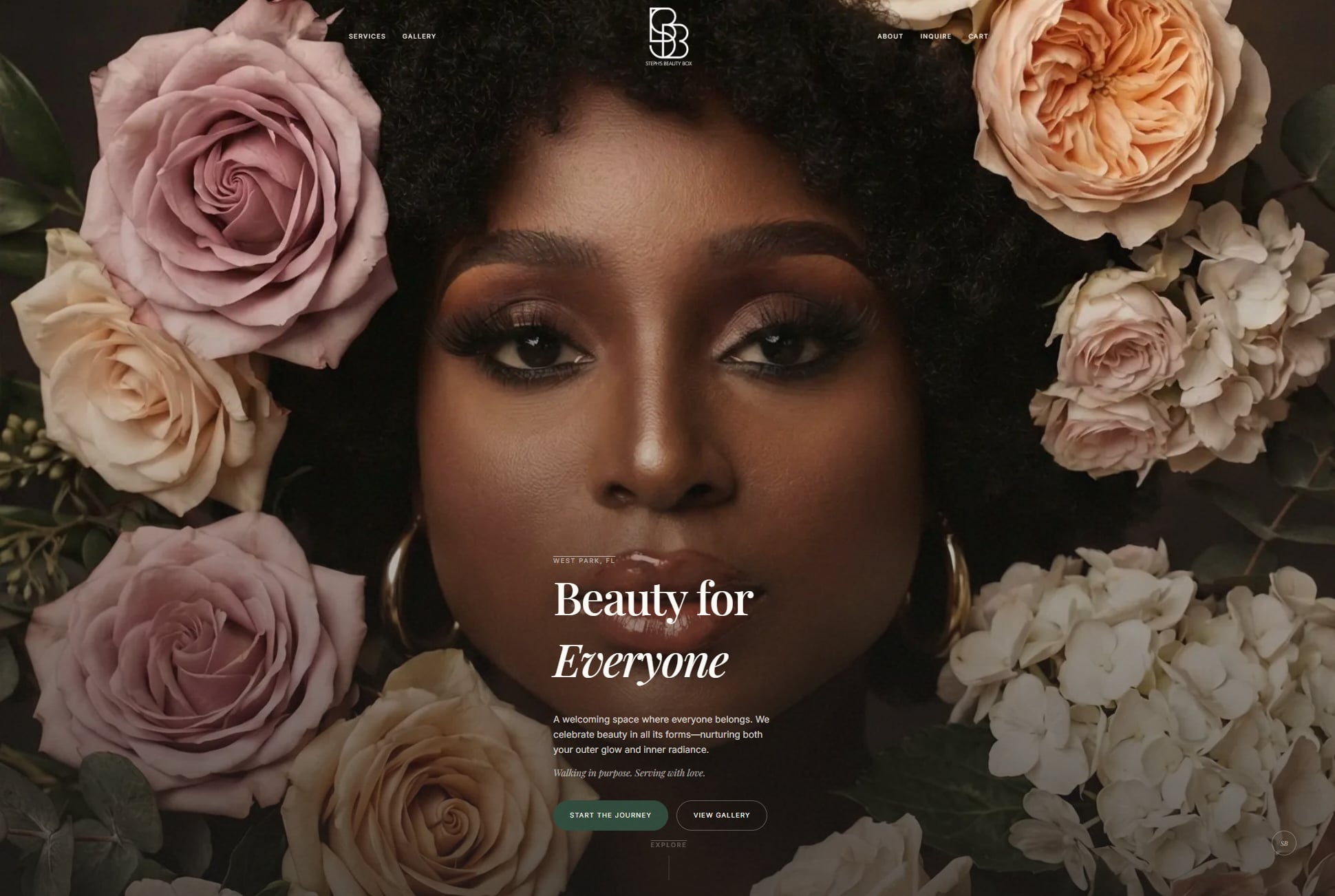 Steph's Beauty Box website